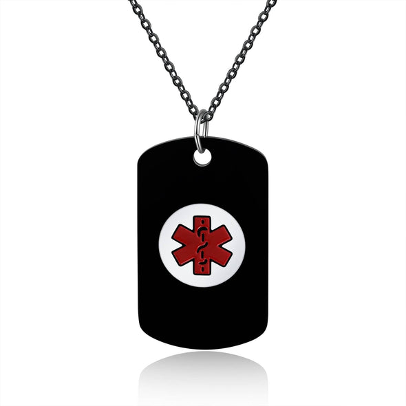 Embrace Health with Elegance: Your Personalized Custom Medical Info Necklace