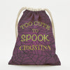 Exclusive - Sale | Bag Of Treats Custom Halloween Kids Drawstring Sack | Personalized Halloween Trick or Treat Bag.