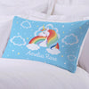Unicorn Personalized Kids Sleeping Pillowcase | Custom Pillow For Kids.