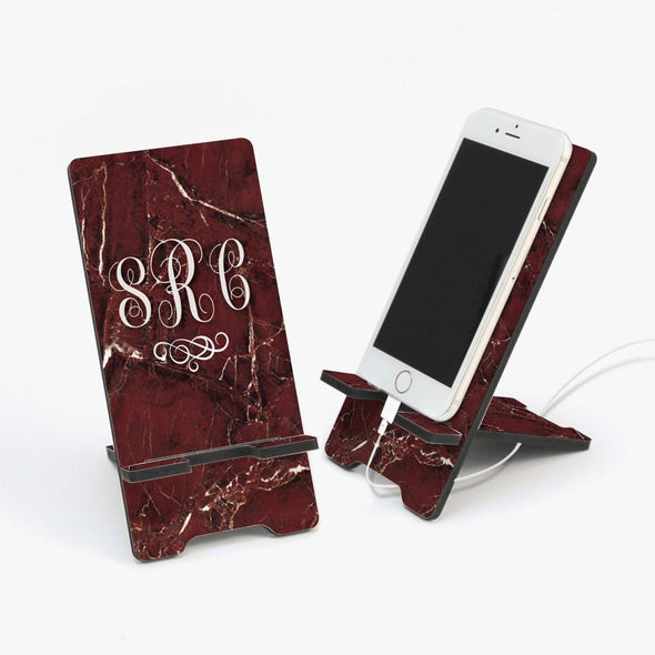 Blue Roses Design Personalized Cell Phone Stand.