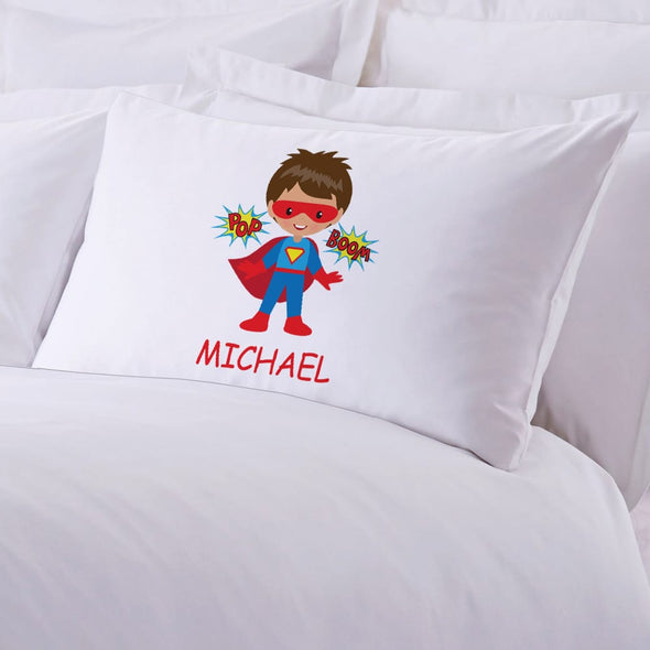 Exclusive Sale | Personalized Kids Character Super Hero Sleeping Pillowcase.