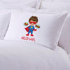 Personalized Kids Superhero Sleeping Pillowcase | Custom Pillow for Kids.