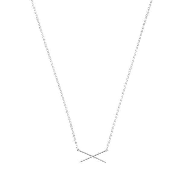 X Bar Necklace