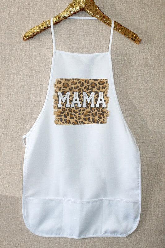 Mama Leopard Block Apron