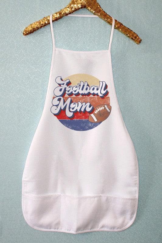 Football Mom Kitchen Apron