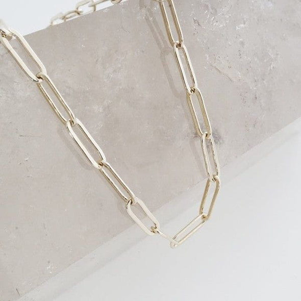 Piper Paperclip Chainlink Necklace