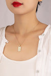 The Sun tarot card pendant necklace