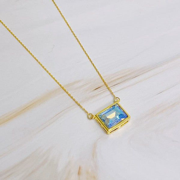 Sweet Square Pendant Necklace