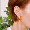 Statement Hollow Teardrop Stud Earrings