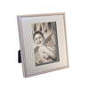 Sleek Silver Metal 4x6 Photo Frame – Elegant Home Decor Gift Idea