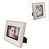 Sleek Silver Metal 4x6 Photo Frame – Elegant Home Decor Gift Idea