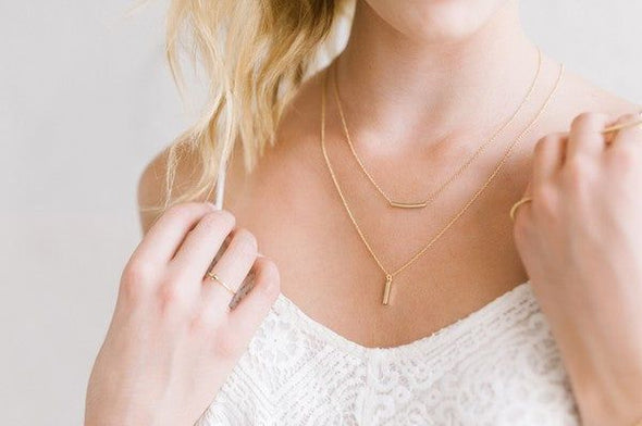 Bend Tube Necklace