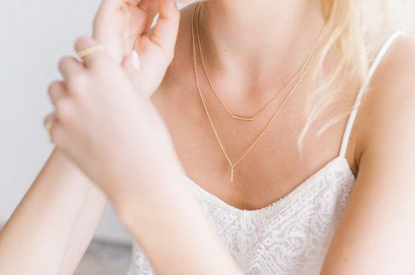 Bend Tube Necklace