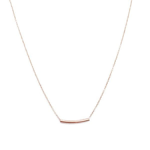 Bend Tube Necklace