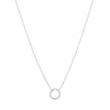 Single Open Circle Necklace