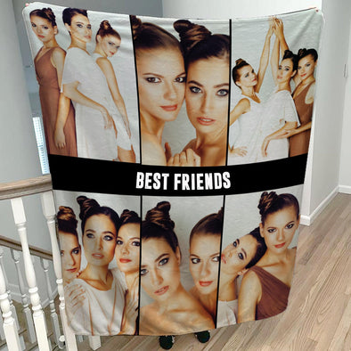 Your BFFs + 6 pics + one snuggly blanket = the perfect combo! Get yours today!