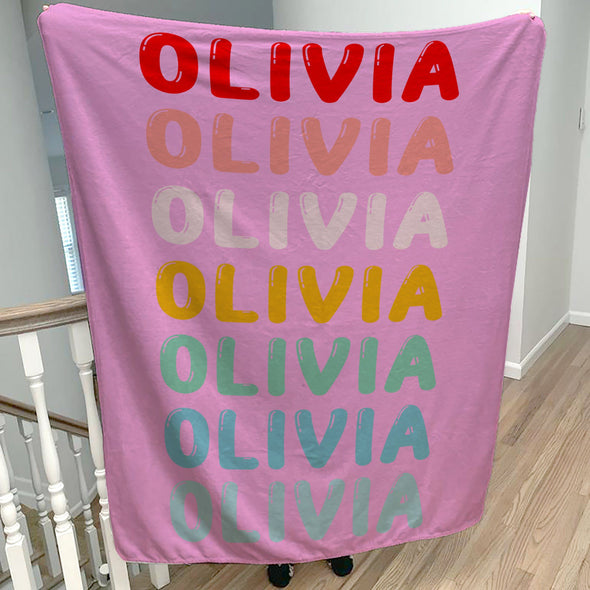 Be your own stylist! Introducing our name Blanket Collection - where timeless charm meets vibrant hues! 💁‍♀️🎨