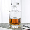 Personalized Square Decanter with Glass Stopper