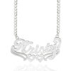 <p>Personalized .925 Sterling Silver Double Plate Necklace -<span style="color: #ff0000;"> FREE SHIPPING</span></p>