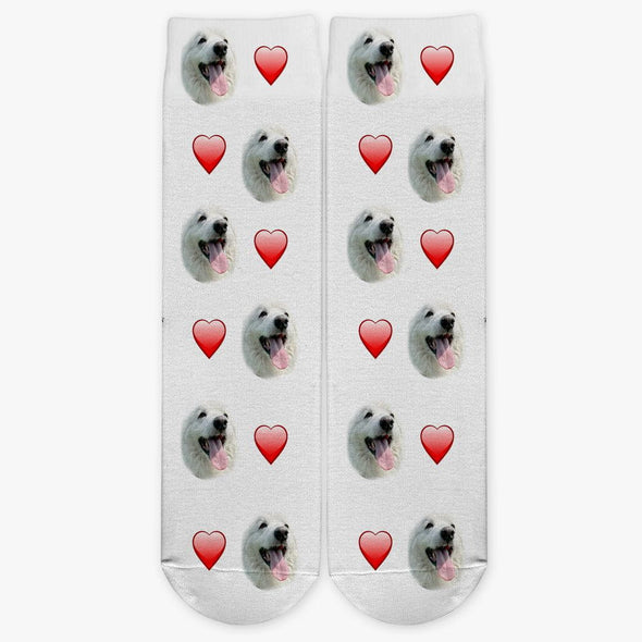 Step Up Your Gift Game with Custom Heart Face Socks: Unique, Personalized, and Hilarious!