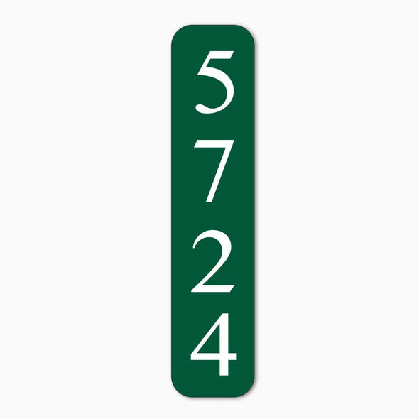 Vibrant Visions: The Captivating Charm of Colorful Door Number Signs  18" x 4"