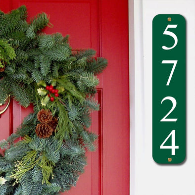 Vibrant Visions: The Captivating Charm of Colorful Door Number Signs  18" x 4"