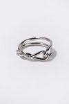 Twisted ring - silver