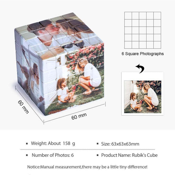 Create Your Own Custom Photo Cube – Personalized Picture Puzzle Gift