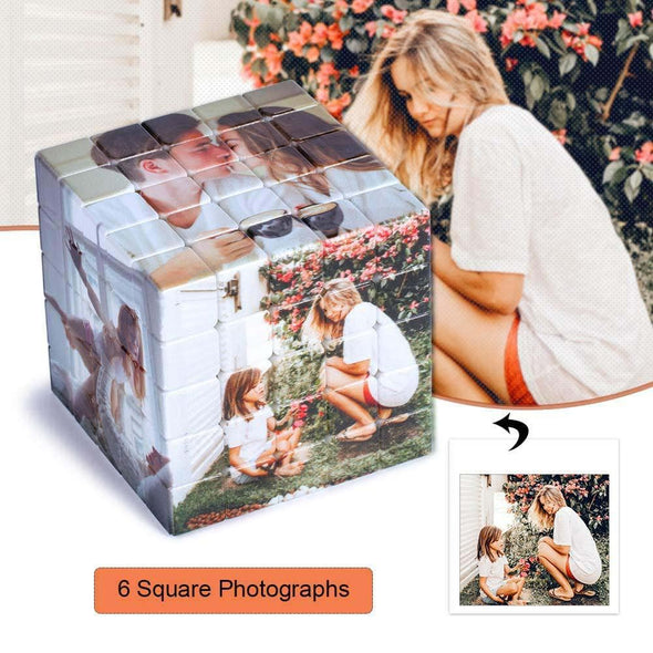 Create Your Own Custom Photo Cube – Personalized Picture Puzzle Gift