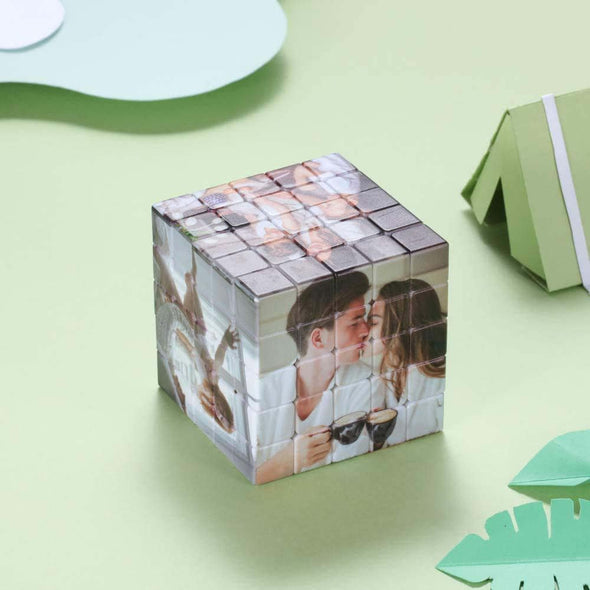 Create Your Own Custom Photo Cube – Personalized Picture Puzzle Gift