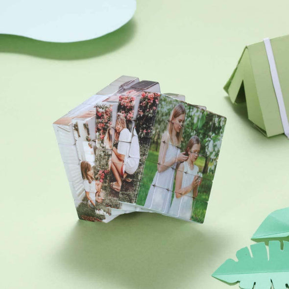 Create Your Own Custom Photo Cube – Personalized Picture Puzzle Gift