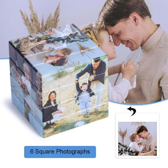 Custom Photo Puzzle Cube – Personalized Multi-Image Rubik's Cube