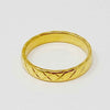 Gold Quilted Ring