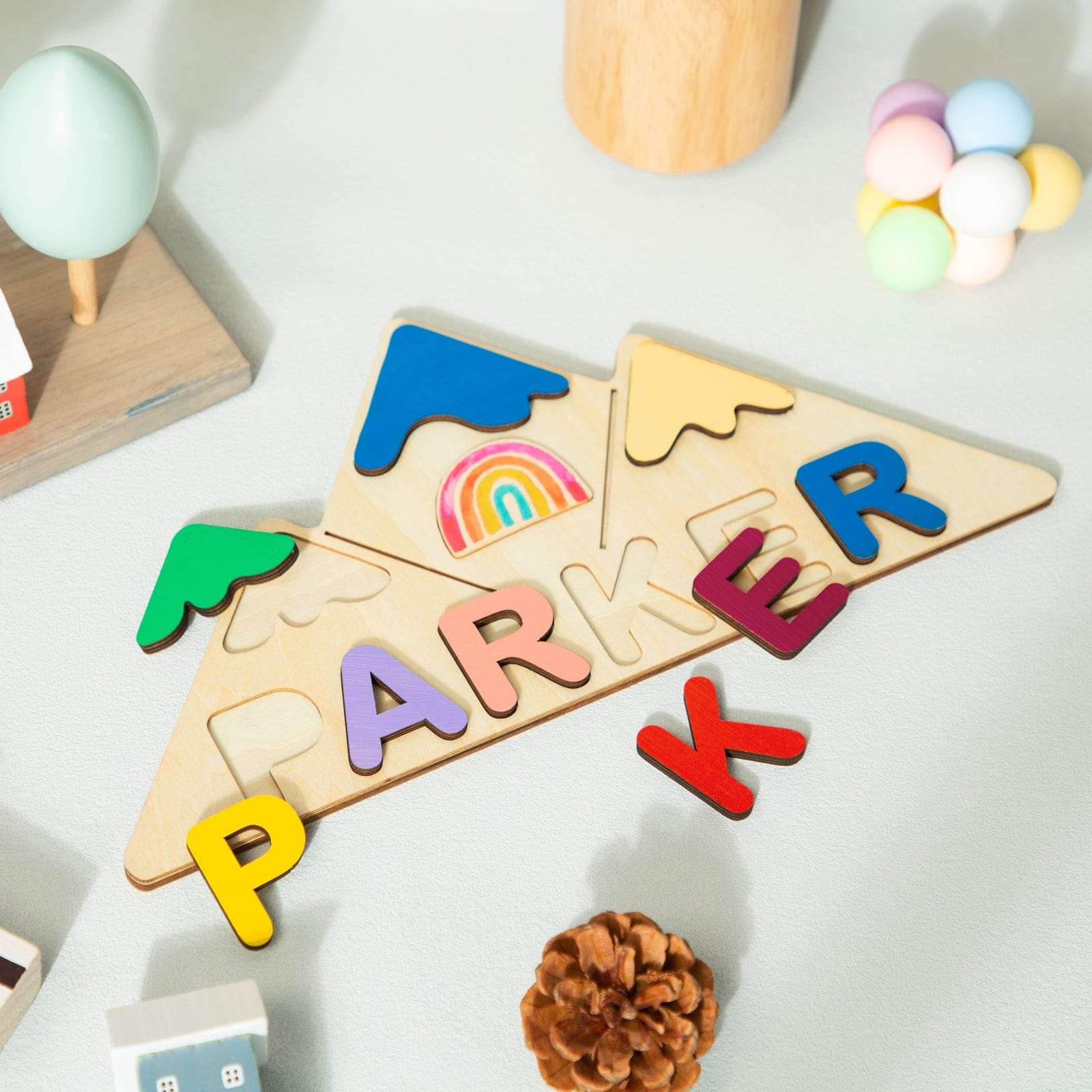 Custom Wooden Name Puzzle Custom Wooden Name Puzzle