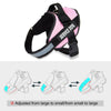 Adjustable Service Dog Harness – Nylon Reflective Vest (Multiple Colors & Sizes)