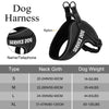 Adjustable Service Dog Harness – Durable Nylon Vest (Multiple Colors & Sizes)