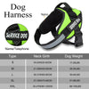 Adjustable Service Dog Harness – Nylon Reflective Vest (Multiple Colors & Sizes)