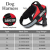 Adjustable Service Dog Harness – Nylon Reflective Vest (Multiple Colors & Sizes)