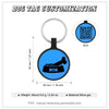 Custom Dog ID Tag with QR Code – Personalized Silica Gel Pet Tag