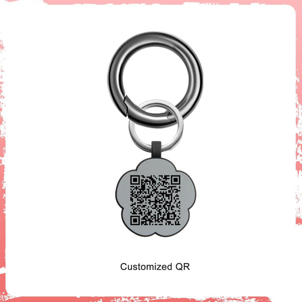 Custom Dog ID Tag with QR Code – Personalized Silica Gel Pet Tag