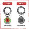 Custom Dog ID Tag with QR Code – Personalized Silica Gel Pet Tag