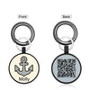 Custom Dog ID Tag with Name and QR Code – Personalized Stainless Steel Pet Tag