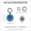 Custom Dog ID Tag with Medical Alert and QR Code – Personalized Stainless Steel Pet Tag