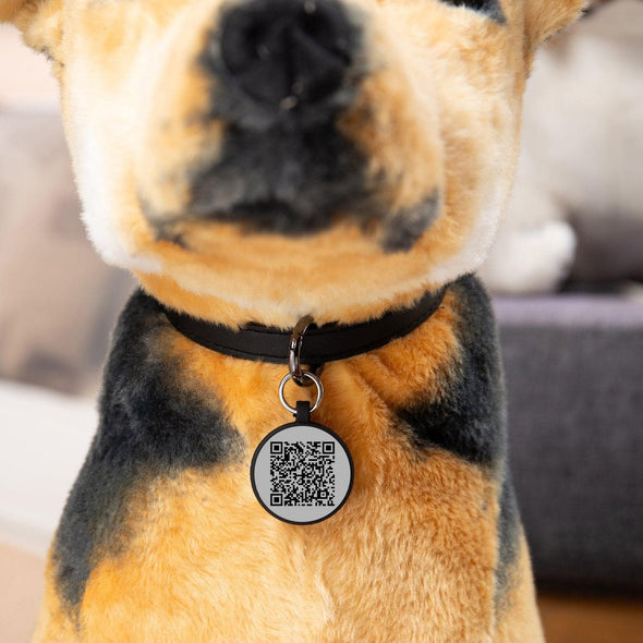 Custom Dog ID Tag with QR Code – Personalized Silica Gel Pet Tag