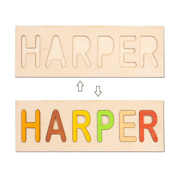 Personalized Name Puzzles for Toddlers Early Learning Toys for Baby