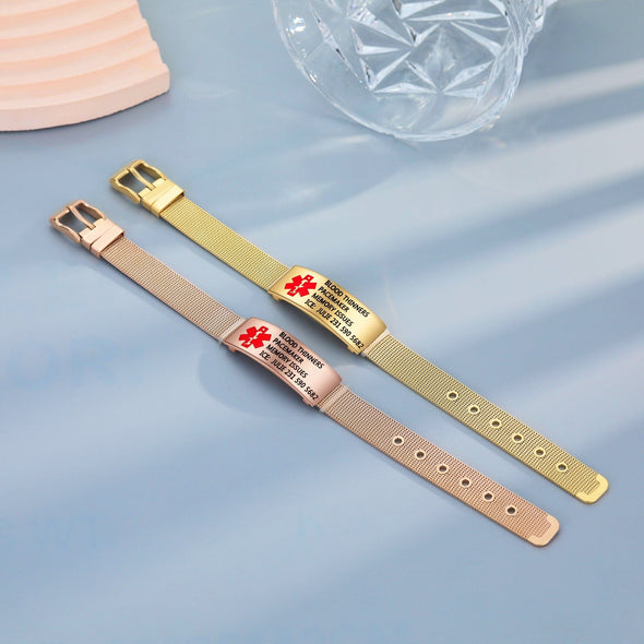 Personalized Custom ID Medical Bracelet