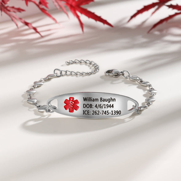 Uniquely Yours: Discover the Power of Personalized Stainless Steel Medical Bracelets