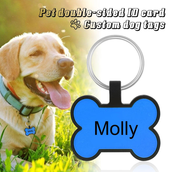 Custom Dog ID Tag with QR Code – Personalized Silica Gel Pet Tag