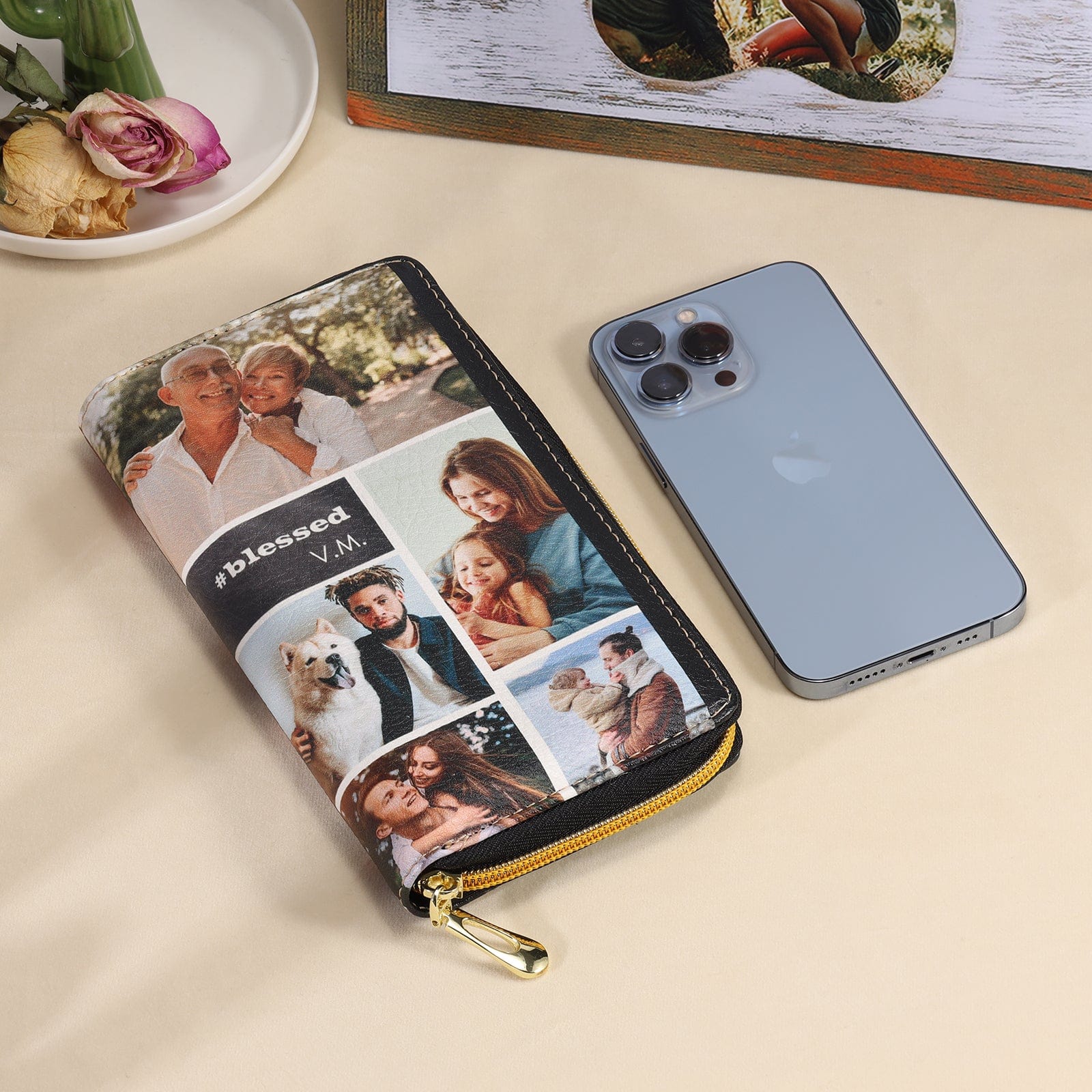 Personalized Photo Collage Photo Wallet