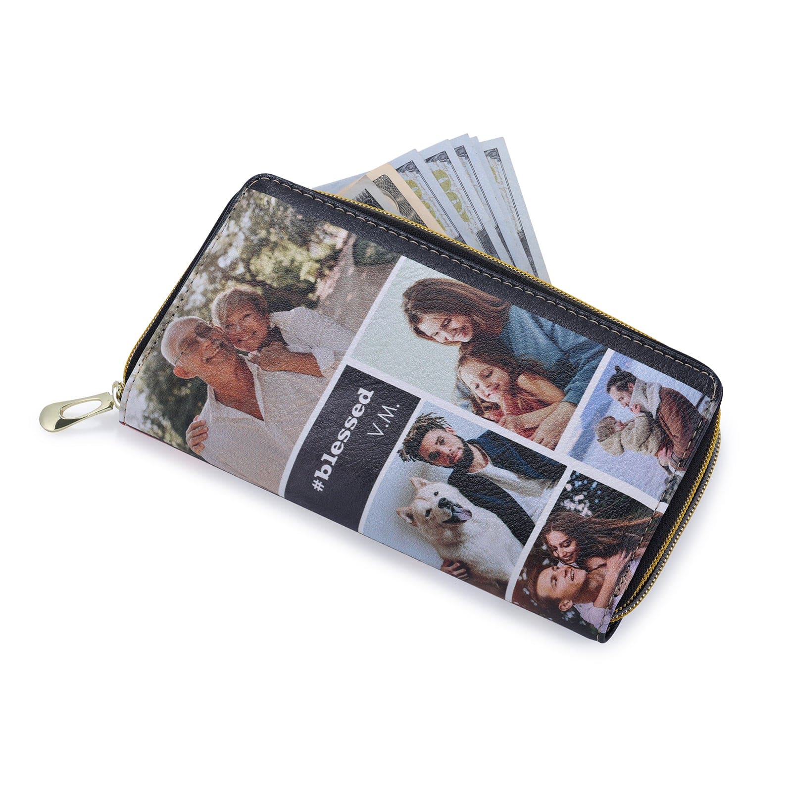Personalized Photo Collage Photo Wallet